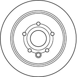 TARCZA HAM./TYŁ/ LEXUS IS 05- @291X10 TRW DF6052