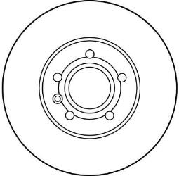 TARCZA HAM./PRZ/ FORD GALAXY 95- @288X25 TRW DF2776