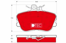 KLOCKI HAM./PRZ/                        MERCEDES BENZ C-CLASS 1993-01 TRW GDB1094DTE
