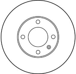 TARCZA HAM./PRZ/ VW @239X12 TRW DF1516
