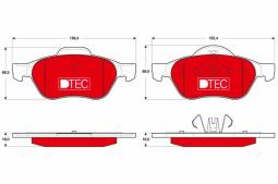 KLOCKI HAM./PRZ/                        RENAULT CLIO III 06- TRW GDB1687DTE
