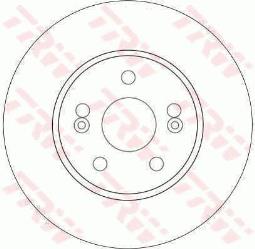 TARCZA HAM./PRZ/ RENAULT ESPACE 98- @28024 TRW DF4164
