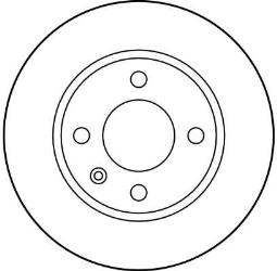 TARCZA HAM./PRZ/ SKODA FAVORIT 94-      @236X13 TRW DF2765