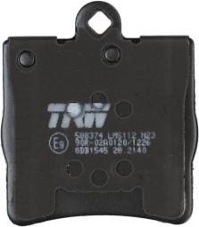 KLOCKI HAM./TYŁ/ DB C 180 00-02 TRW GDB1545