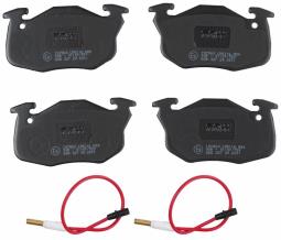 KLOCKI HAM./PRZ/ PEUGEOT 205 /BDX/      /ASYMETRYCZNE/ TRW GDB327