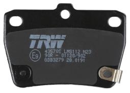 KLOCKI HAM./TYŁ/ TOYOTA RAV 4 2,0 01-   /AKE/ TRW GDB3279