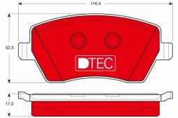 KLOCKI HAM./PRZ/                        NISSAN MICRA C+C 05- TRW GDB3332DTE