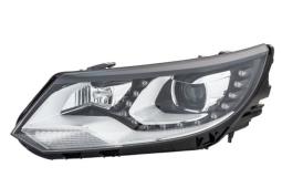 REFLEKTOR STRONA ZABUDOWY Z LEWEJ LICZB A FUNKCJI ŚWIATEŁ 6 RODZAJ LAMPY D3S/H7 / PSY24W PROJE HELLA 1ZS 010 748-311