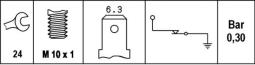 CZUJNIK CIŚ.OLEJU AUDI A4 1,9TDI 95- HELLA 6ZL 003 259-641