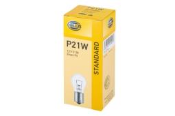 ŻARÓWKA 12V 21W P21W BA15D HELLA 8GA 002 073-281