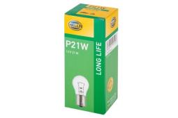 ŻARÓWKA 12V 21W P21W BA15S /LONG LIFE/ HELLA 8GA 002 073-271