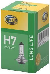 ŻARÓWKA H7 12V 55W PX26D /LONG LIFE/ HELLA 8GH 007 157-201