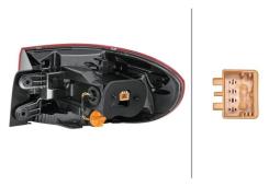 LAMPA TYŁ, TIGUAN /5N_/, 09/07 - HELLA 2SD 011 715-051