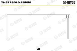 PANEWKI KORB.VW 1,9TDI 91- FEDERAL 71-3728/4 0.25