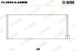 PANEWKI KORB. /FM/ GLYCO 71-3994 0.25MM