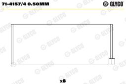 PANEWKI KORB.FIAT BRAVA 1,8 16V 98- FEDERAL 71-4157/4 0.50