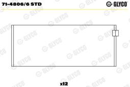 PANEWKI KORB.BMW 3 2,5D 05- GLYCO 71-4806/6 STD