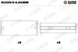 PANEWKI GŁ. /FM/ GLYCO H1325/5 0.50MM