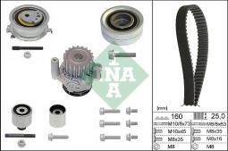 ZESTAW ROZRZĄDU AUDI 1,6-2,0TDI 03-     /+ POMPA WODY/ INA 530 0550 32