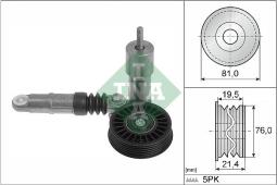 KOŁO NAP.PASKA PK VW 1,9TDI /KOŁO+RAMIĘ/ INA 534 0014 10