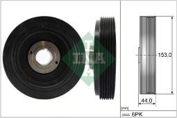 KOŁO PASOWE PEUGEOT 1,9D /306-806,PARTNE R/ INA 544 0042 10