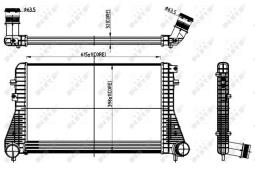 INTERCOOLER VW PASSAT 1,6TDI,2, 0 TDI 05- 1,4TSI,1,6TDI,2,0TDI 10- /NRF/ NRF NRF30306