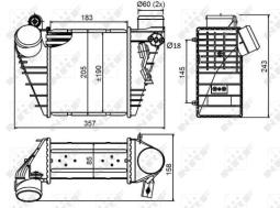 INTERCOOLER                             /NRF/ NRF NRF30847
