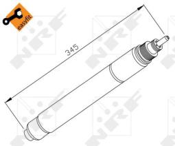 OSUSZACZ KLIMATYZACJI CITROEN C5 01- /C8,BERLINGO,XSARA/ /6455AJ 6455AK 6455CE/ NRF NRF33194
