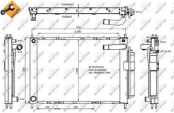 CHŁODNICA KLIM.NISSAN MICRA 03- NRF NRF350055