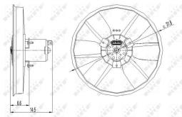 WENTYLATOR SILNIKA                      /NRF/ NRF NRF47402