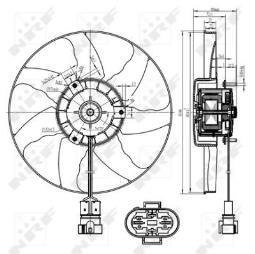 WENTYLATOR SILNIKA                      /NRF/ NRF NRF47428