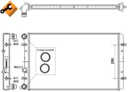 CHŁODNICA /NRF/ NRF NRF509529