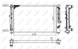 CHŁODNICA AUDI A4 94- NRF NRF529504A
