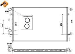 CHŁODNICA /NRF/ NRF NRF53406