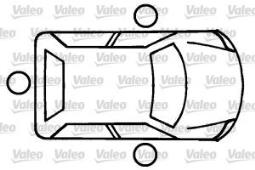 ZAMEK RENAULT 19 /L+P/ VALEO VAL256603