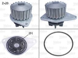 POMPA WODY PEUGEOT 405 1.4 /TYP SILNIKA /TOWAR DOSTĘPNY DO 3 DNI/ VALEO VAL506035