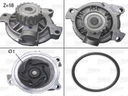 POMPA WODY AUDI TRANSPORTER 2.4D /TYP SI/TOWAR DOSTĘPNY DO 14 DNI/ VALEO VAL506488