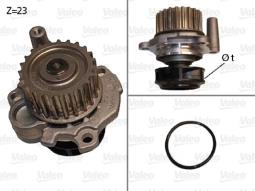 POMPA WODY AUDI A3/ SKODA OCTAVIA       /TOWAR DOSTĘPNY DO 14 DNI/ VALEO VAL506532