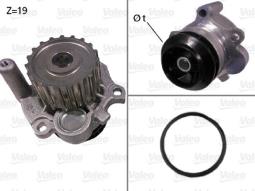 POMPA WODY AUDI 1,9TDI 96- /A3/ VALEO VAL506533