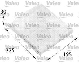FILTR KABINY RENAULT MÉGANE SCENIC /09/ VALEO VAL698512