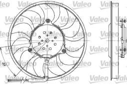 WENTYLATOR CHŁODNICY AUDI A4 1,6-3,0 00- 280MM 300W VALEO VAL698611