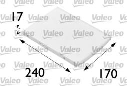 FILTR KABINY ALFA ROMEO ALFA ROMEO 156 VALEO VAL698689
