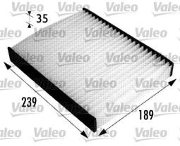 FILTR KABINY FORD FIESTA 92- VALEO VAL698694