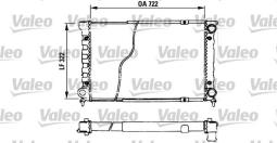 CHŁODNICA VW PASSAT 1,8-2,0 91-93 VALEO VAL730629