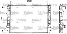 CHŁODNICA VW PASSAT 1,9TD 93-96 VALEO VAL731008