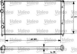 CHŁODNICA SEAT IBIZA/CORDOBA 1,4-1,9 93- VALEO VAL731267