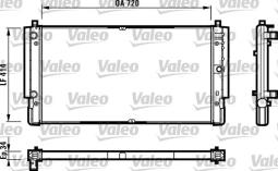 CHŁODNICA VW T4 2,5TDI 96- VALEO VAL731616