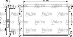 CHŁODNICA AUDI A4 1,6-2,0D 00- VALEO VAL732839