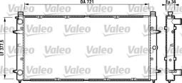 CHŁODNICA VW T4 90- /OE: 701121253M/ VALEO VAL732845