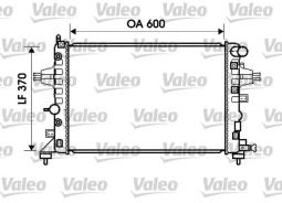 CHŁODNICA OPEL ASTRA H 1,4-1,8 04- VALEO VAL734381